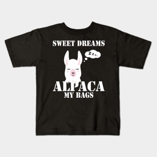 Sweet Dreams Alpaca Llama Kids T-Shirt